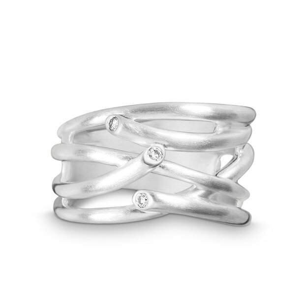 Quinn Ring 925/- Silber Diamant 0213596