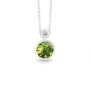 Quinn 925/- Silber Collier Peridot-Brillant 027393947