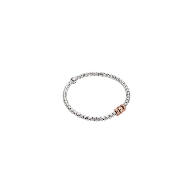 FOPE FLEXI´T ARMBAND EKA 750/- WG 0,18ct 73101B3_PB_B_RRR_00M